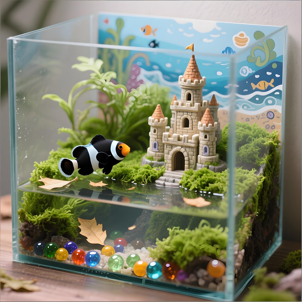 Curated visual reference: Mini Aquarium Materials Reference: Essential Materials For Mini Aquarium Landscaping