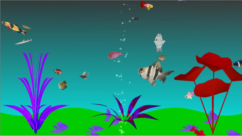 AI Aquarium Screensaver