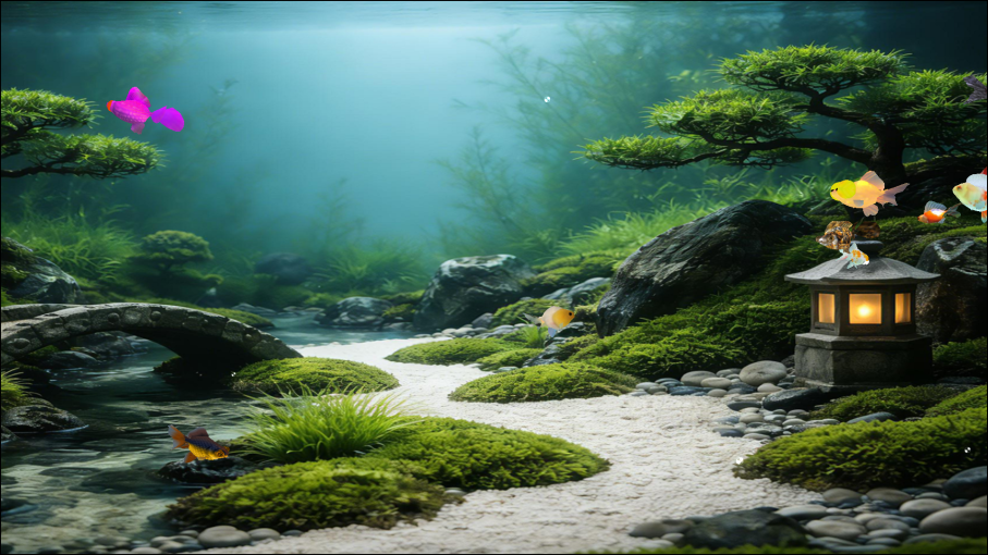 3D Goldfish Screensaver
