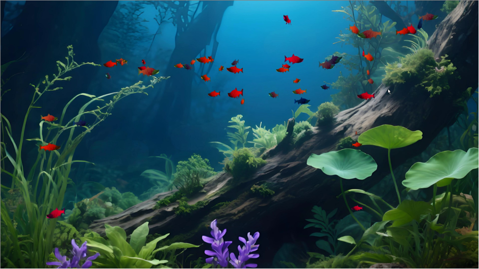 Full Screen Fish AI Fish Screensaver: Vibrant Aquatic Life for Your Desktop