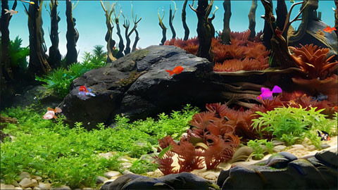 AI Aquarium Screensaver