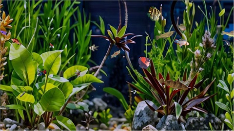 AI Aquarium Screensaver