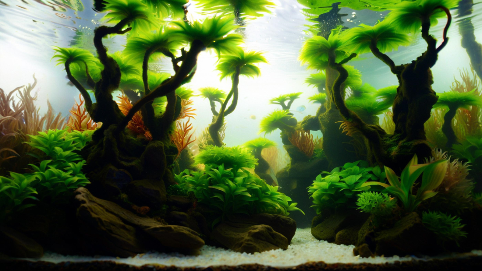 Stone Forest Fish Tank Landscape Creation