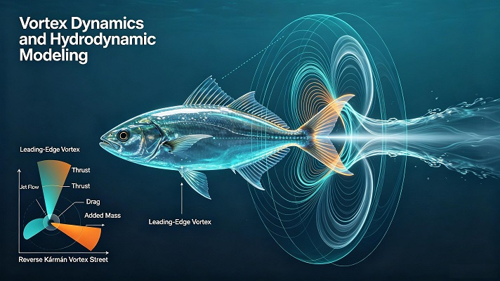 Biological Modeling of Bionic Fish – Multi-field coupling research framework diagram