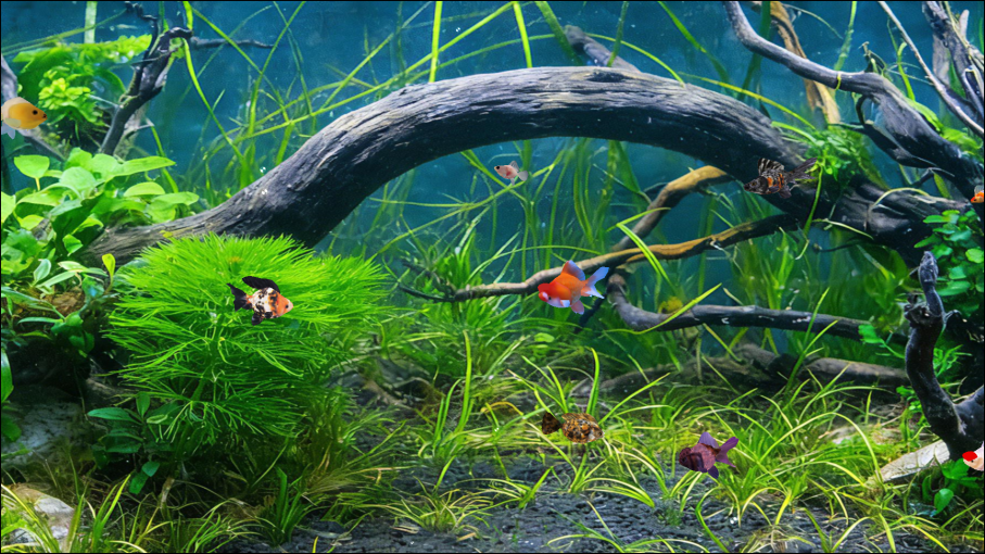 Goldfish Screensaver Background